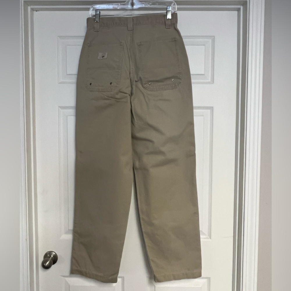 Lee Riveted Women's Cargo Utility Pants with Pockets Tan Size 8 - Picture 2 of 10